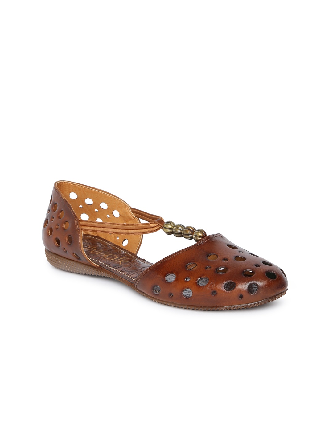 

Catwalk Women Brown Solid Synthetic Flats