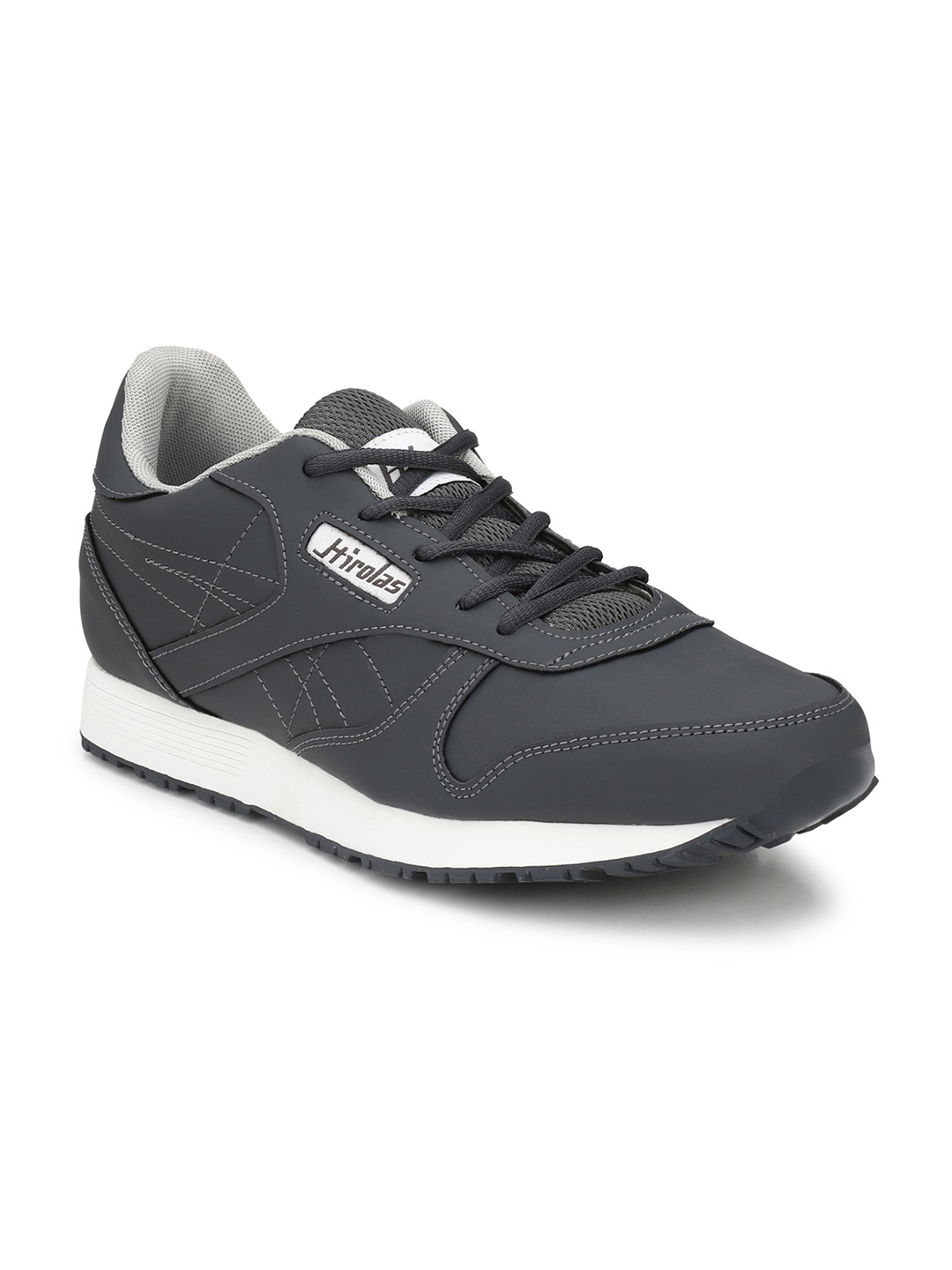 

HIROLAS Men Grey Running Shoes