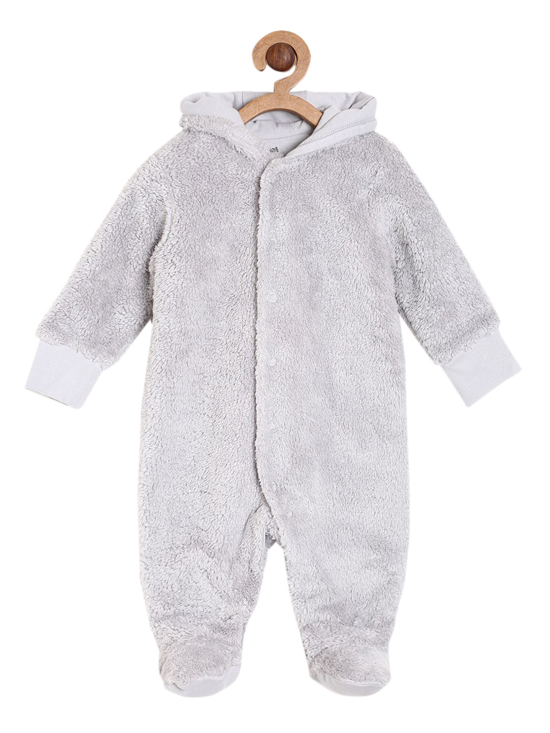 

MINI KLUB Boys Grey Hooded Sleepsuit