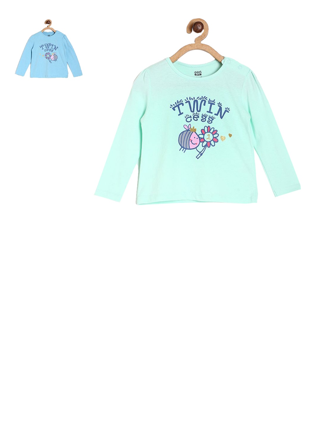 

MINI KLUB Pack of 2 Tops, Blue