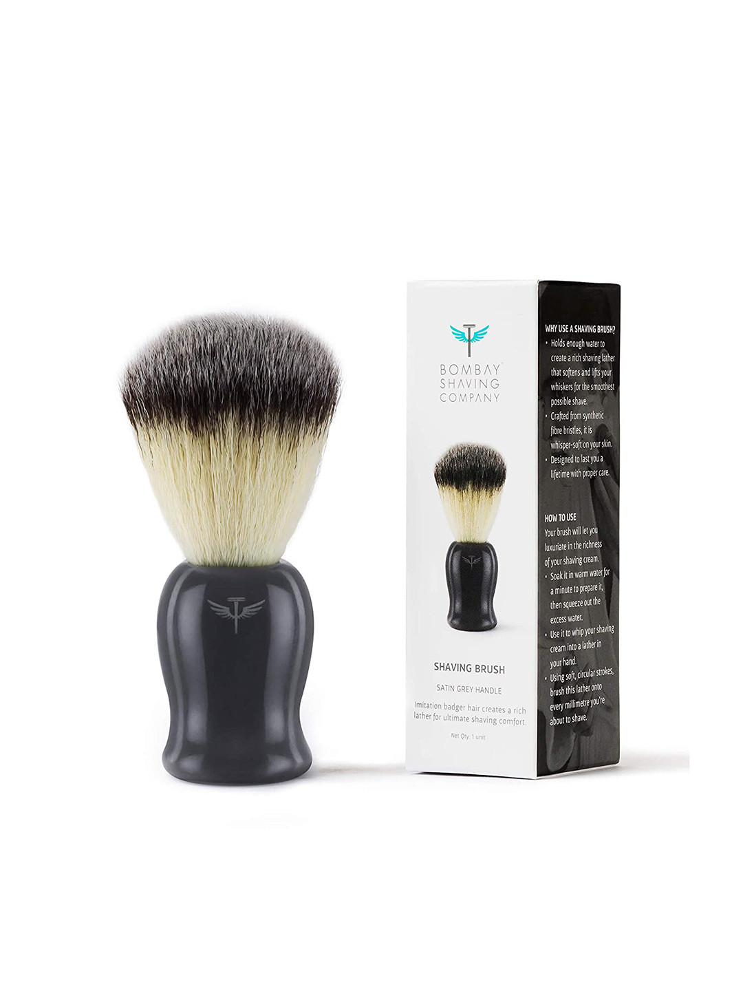 

Bombay Shaving Company Black Polished Shaving Brush