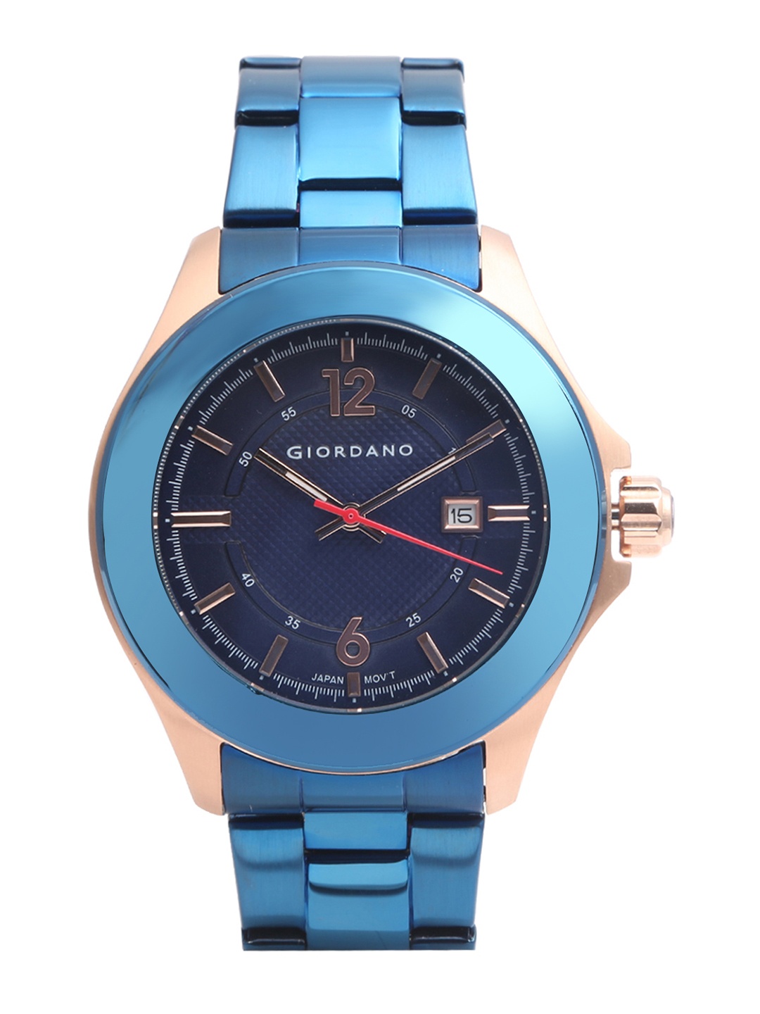 

GIORDANO Men Navy Blue Analogue Watch 1972-55