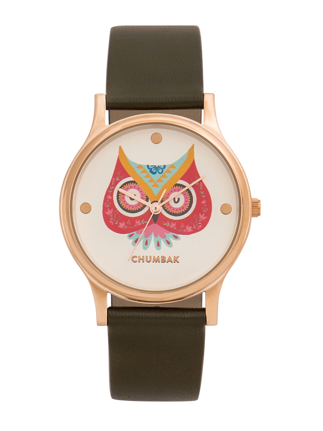 

Chumbak Women White Analogue Watch