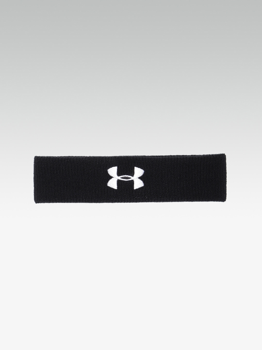 

UNDER ARMOUR Men Black Performance Headband with Embroidered Detail