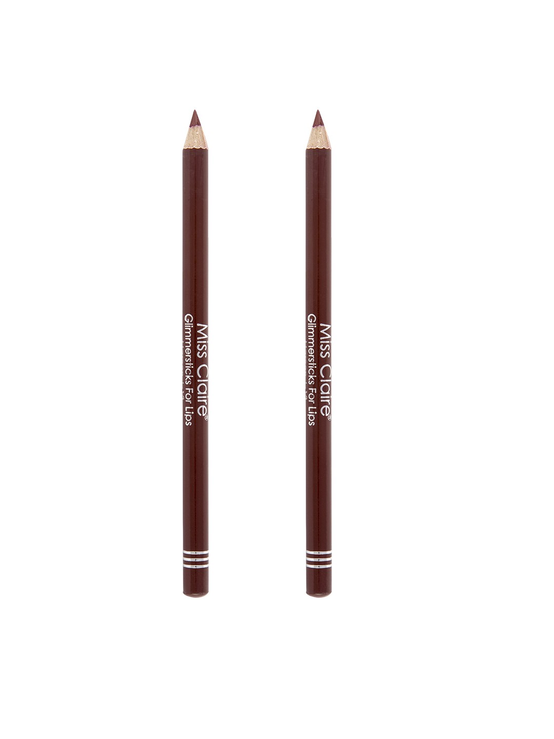 

Miss Claire Set Of 2 L-13 Maroon Glimmer Stick for Lips Lip Liner 1.8 g