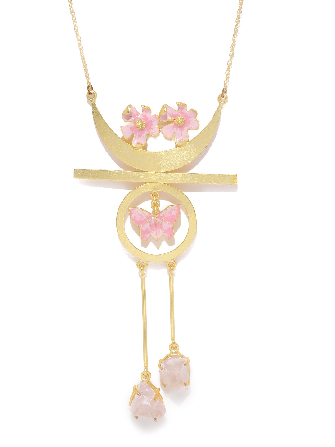 

Zaveri Pearls Gold-Toned Metal Necklace