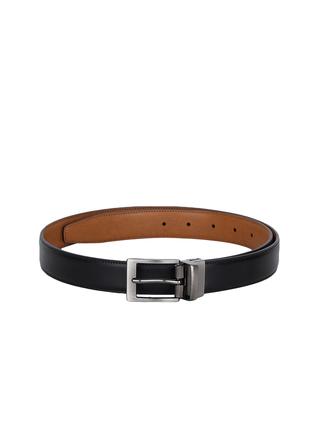 

Alvaro Castagnino Men Black & Brown Solid Reversible Belt