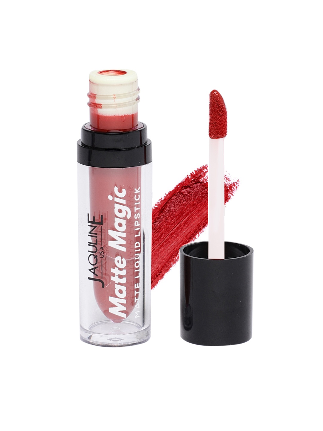 

Jaquline USA 02 Chocoholic Ticklish Matte Magic Liquid Lipstick 3.5 ml, Pink