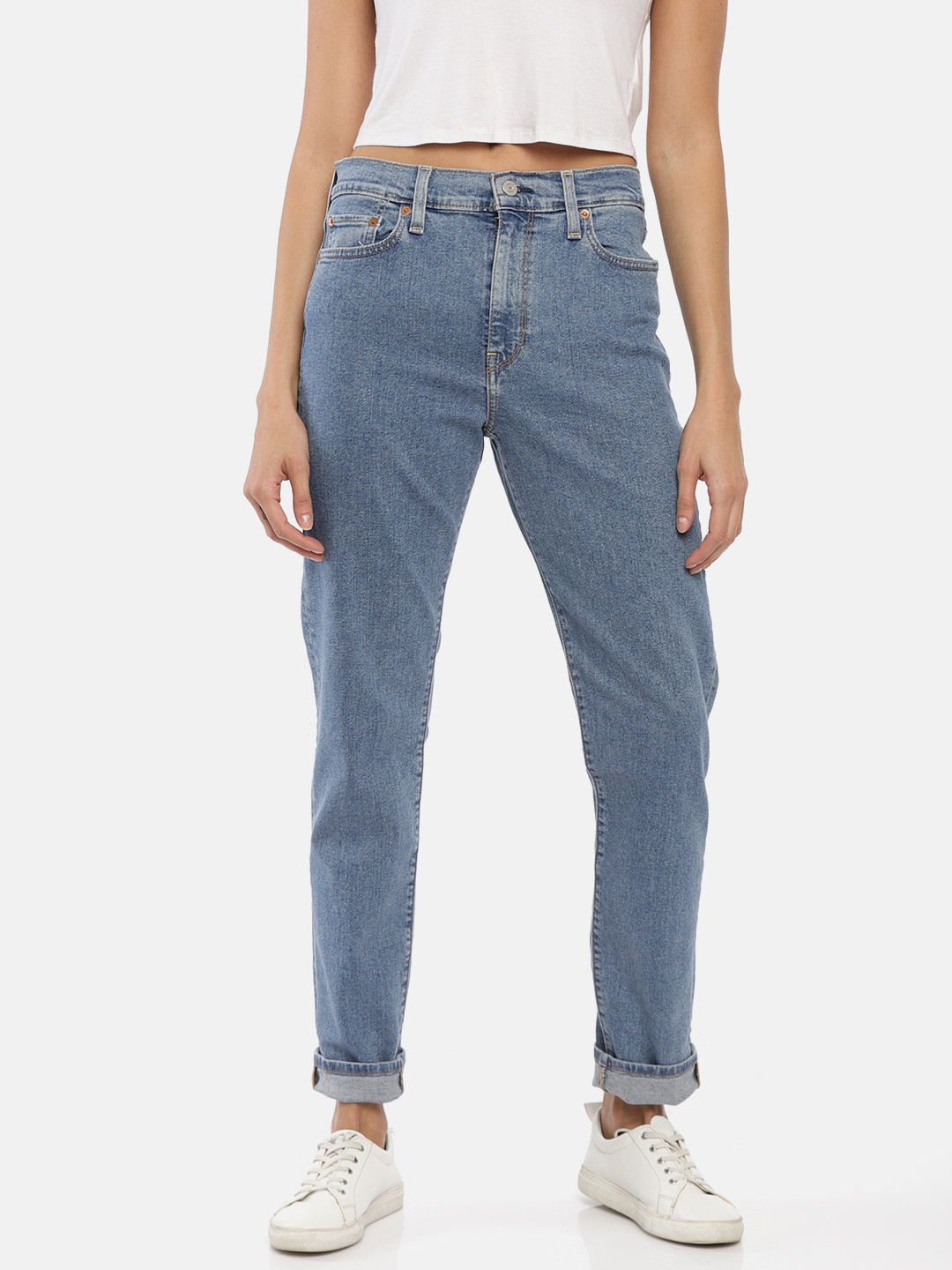 

Levis Women Blue Wedgie Skinny Fit High-Rise Clean Look Stretchable Jeans