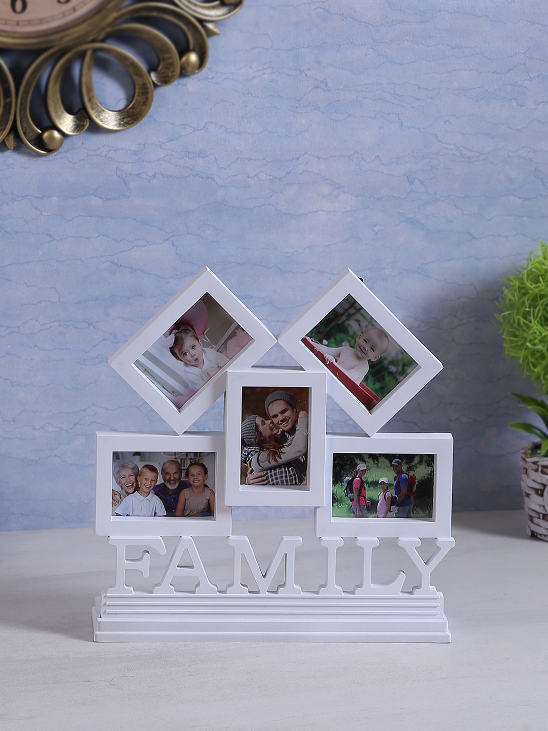 

House Of Accessories White Photo Frame