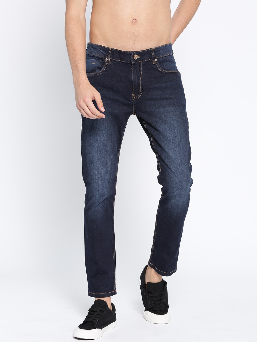 

Roadster Men Blue Regular Fit Mid-Rise Clean Look Jeans