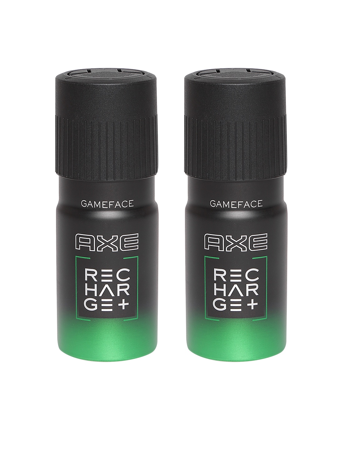 

AXE Men Recharge+ Pack of 2 Game Face Deodorant Body Spray, Black