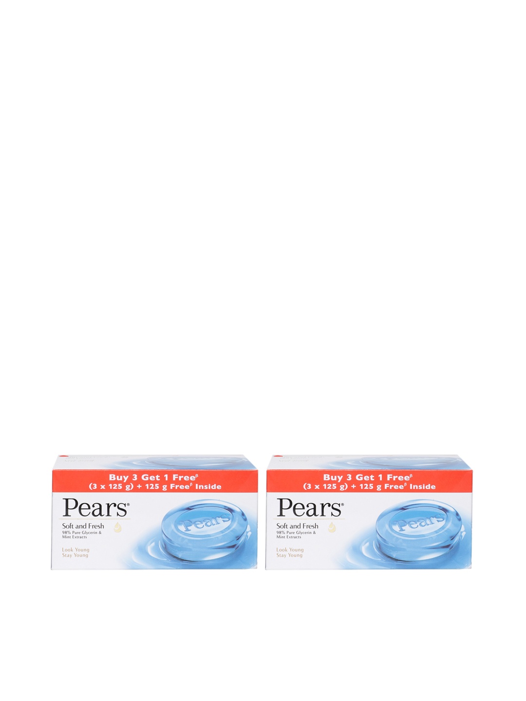 

Pears Pack of 2 Soft & Fresh Bathing Bars, Blue