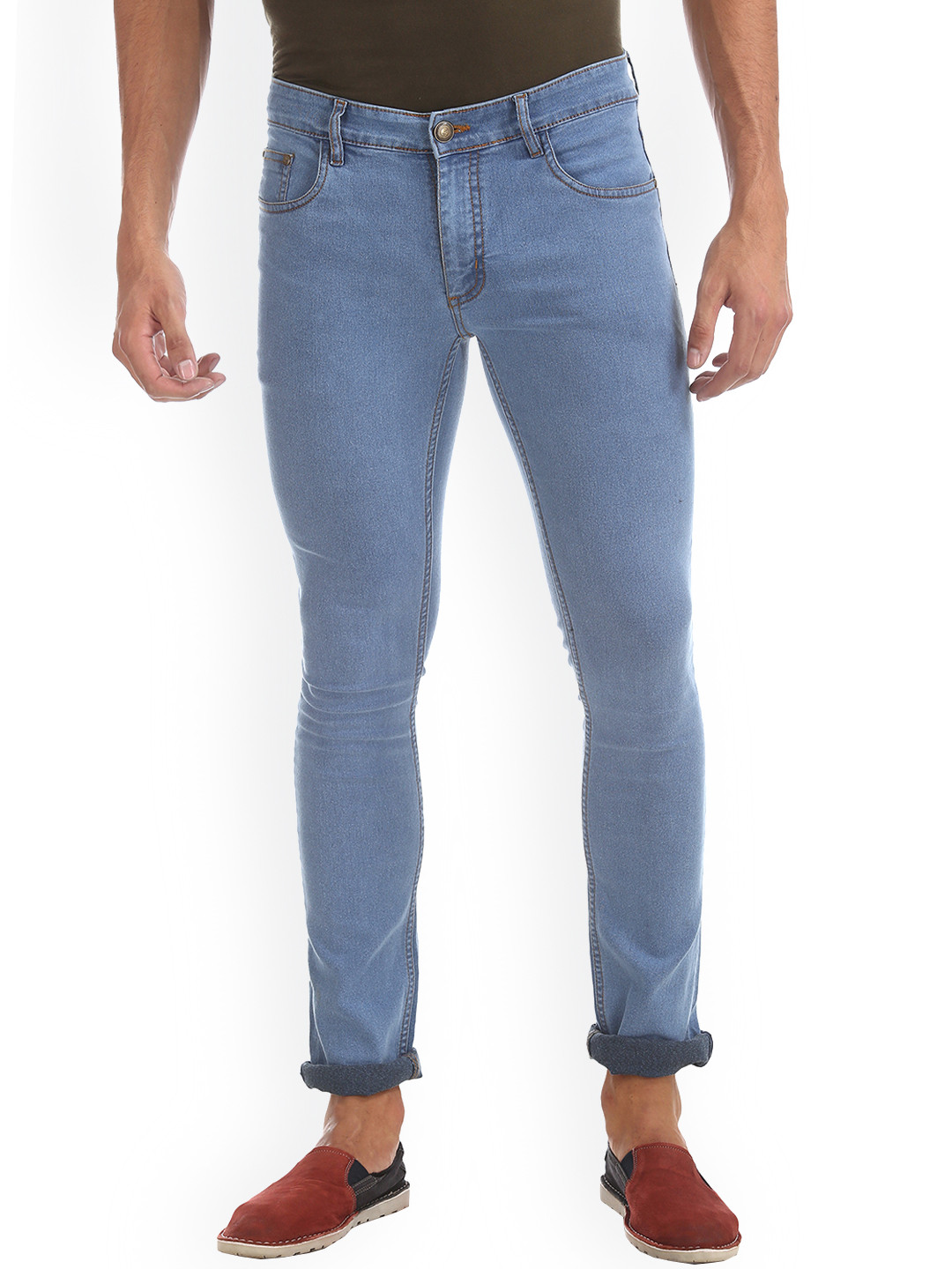 

Newport Men Blue Slim Fit Low-Rise Clean Look Stretchable Jeans