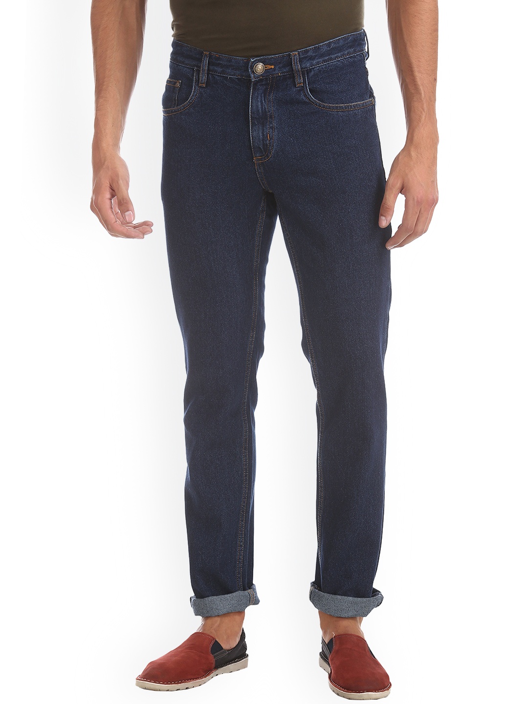 

Newport Men Blue Slim Fit Low-Rise Clean Look Jeans