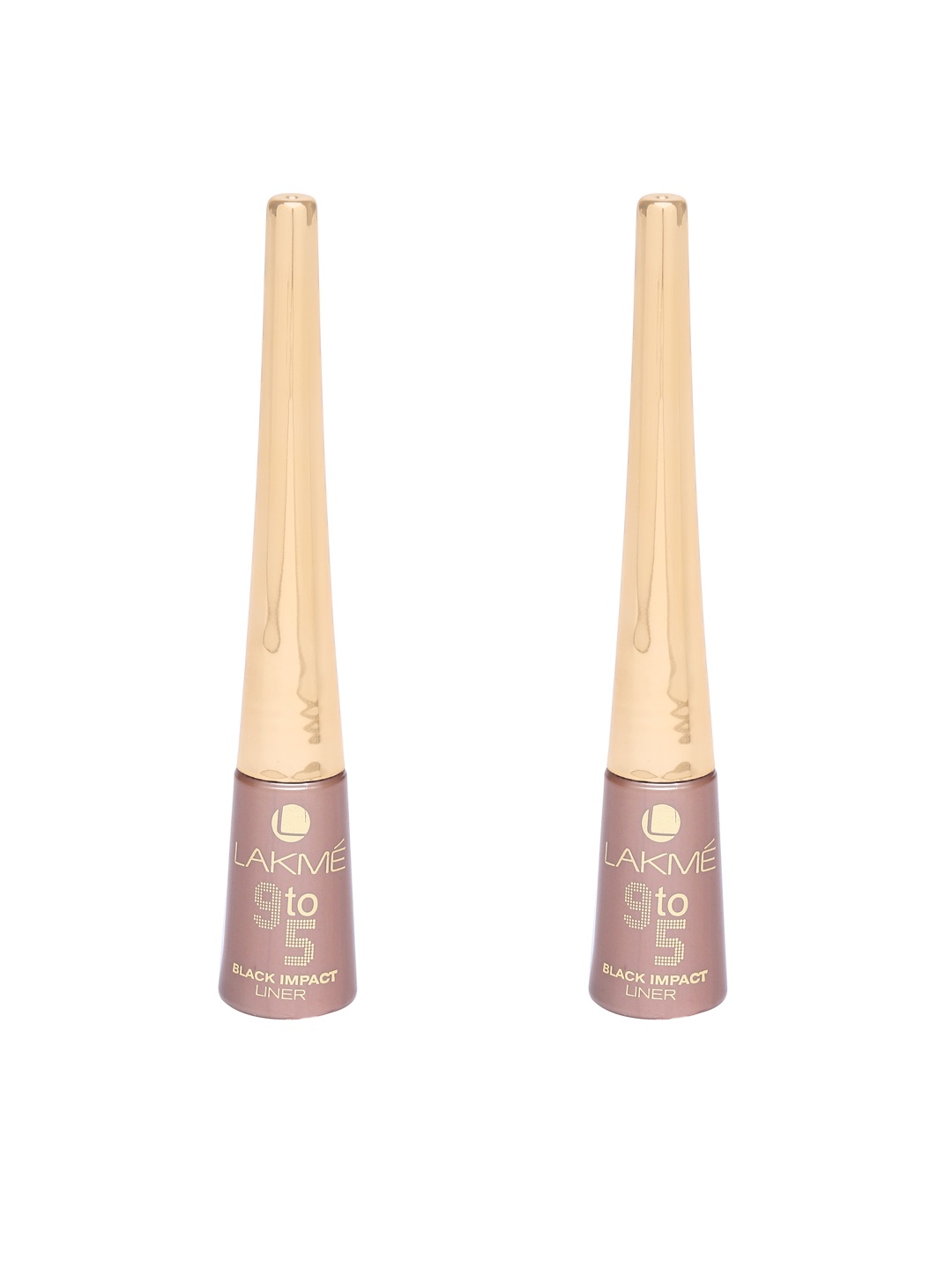 

Lakme Set Of 2 9to5 Black Impact Eyeliner 3.5 ml