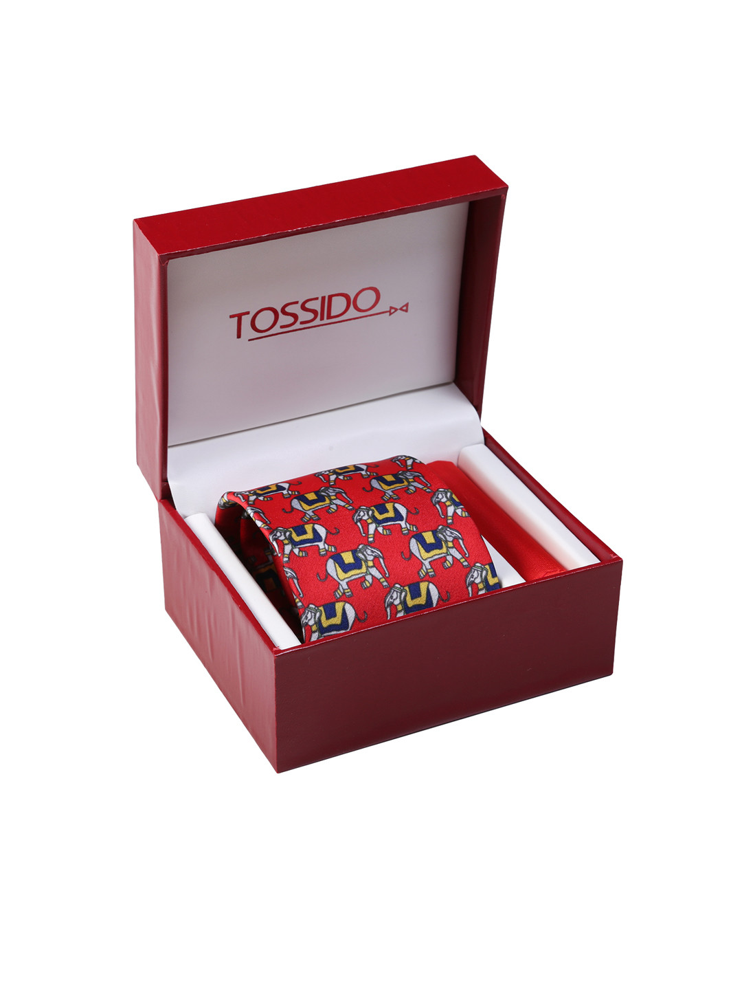 

Tossido Men Red & Blue Accessory Gift Set