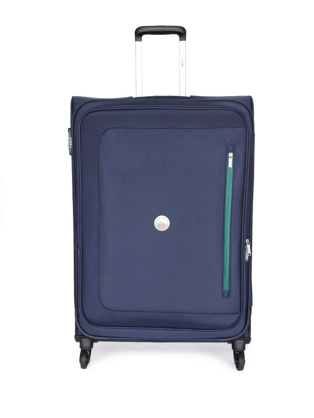 

DELSEY Unisex Navy Blue Soft Cabin Trolley Bag