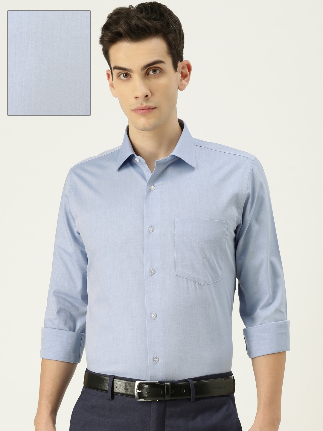 

Van Heusen Men Purple Slim Fit Solid Formal Shirt