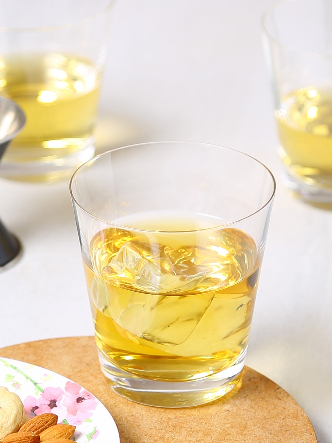 

Jive Crystal Whiskey Glass Lead free 330 ml Set of 6, Transparent