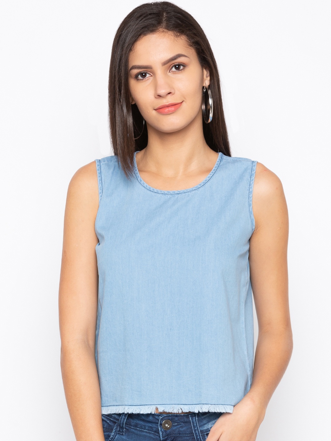 

Globus Women Blue Solid Top