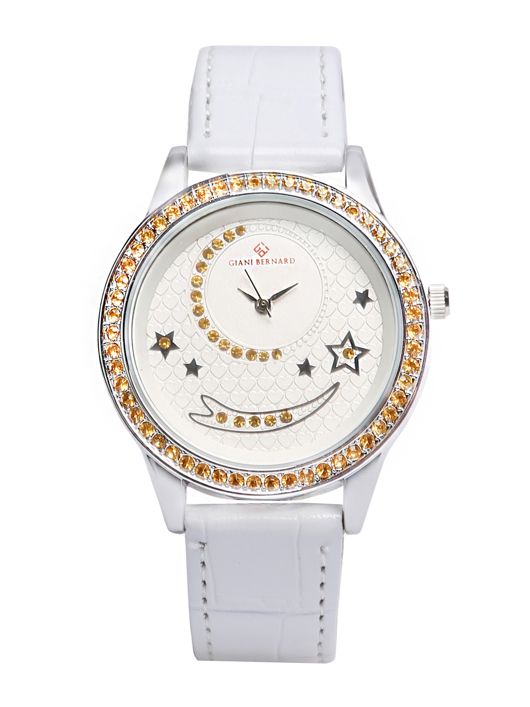 

Giani Bernard Women White Analogue Watch GBL-02FX