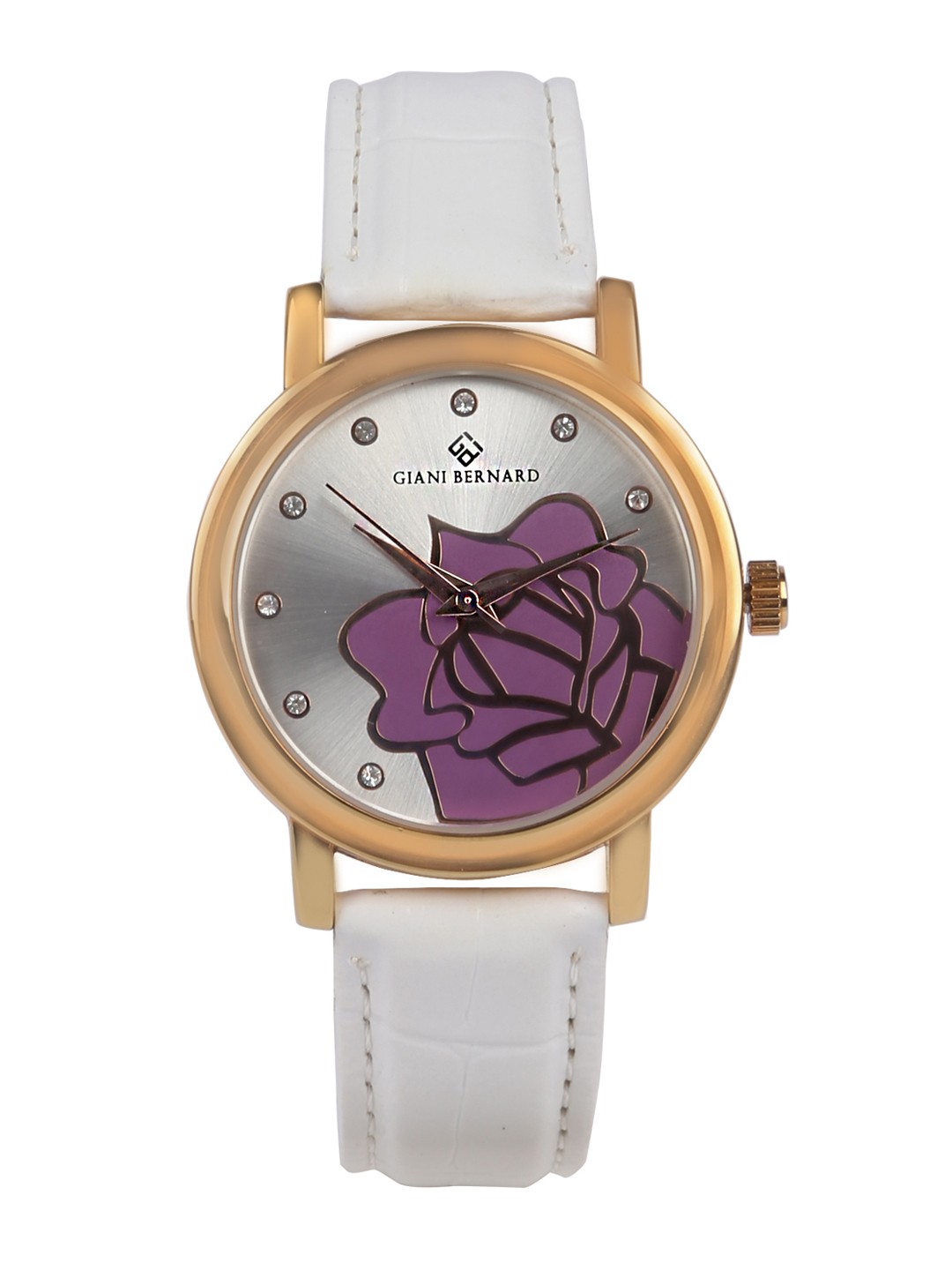 

Giani Bernard Women Grey & Purple Analogue Watch GBL-03FX