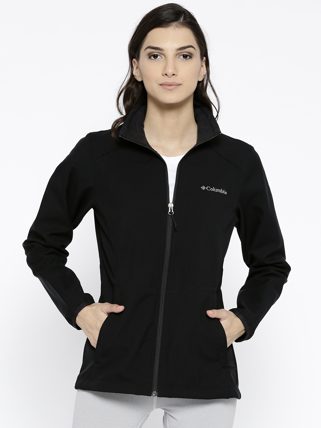 

Columbia Women Black Kruser Ridge II Softshell Solid Omni Heat Infinity Jacket