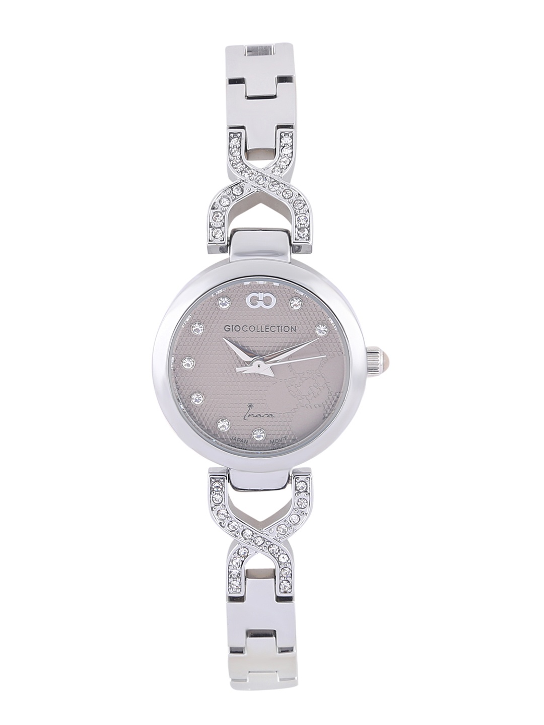 

GIO COLLECTION Women Silver-Toned Analogue Watch