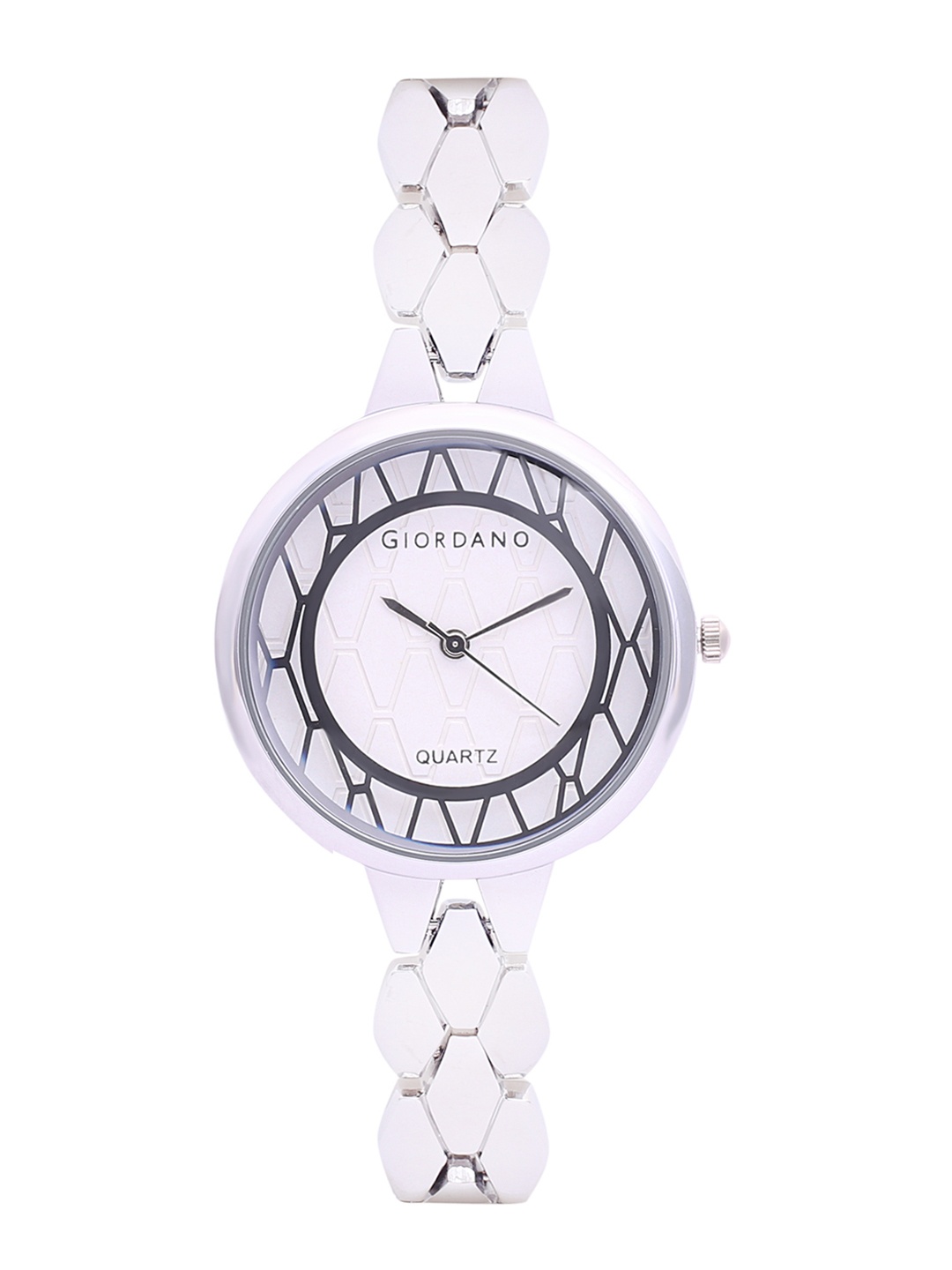 

GIORDANO Women Silver-Toned Analogue Watch C2157