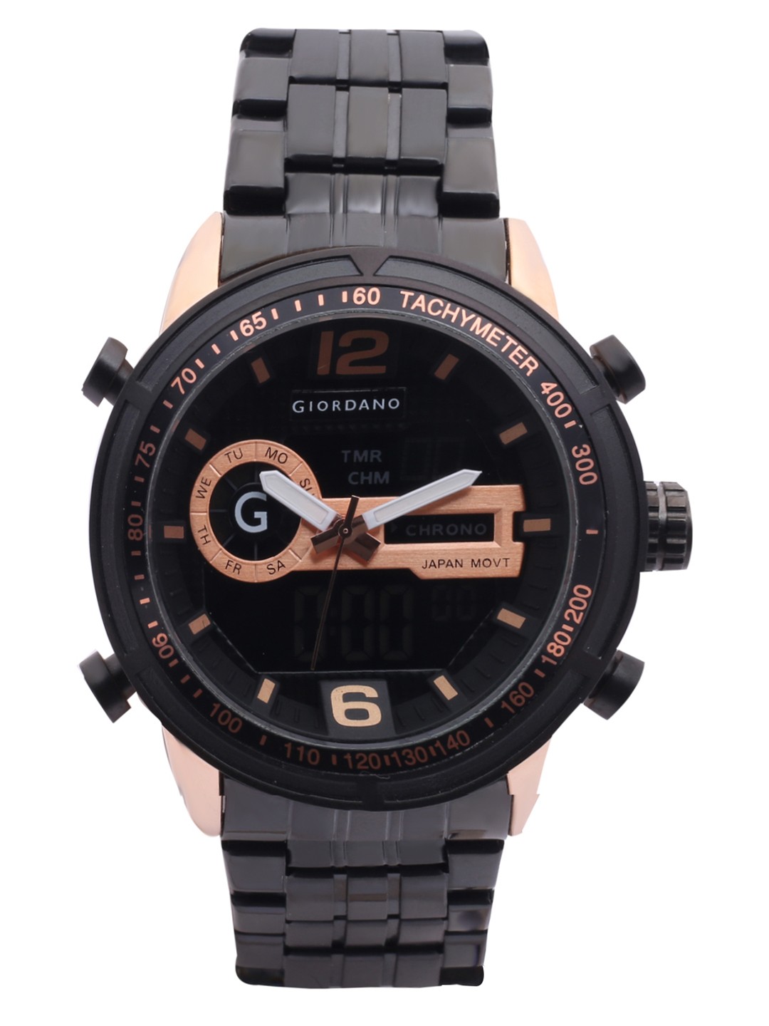 

GIORDANO Men Black Analogue Watch C1096-55