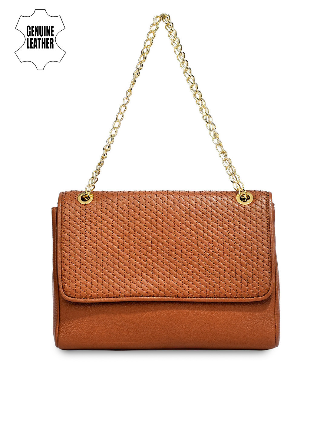 

Eske Brown Solid Shoulder Leather Bag