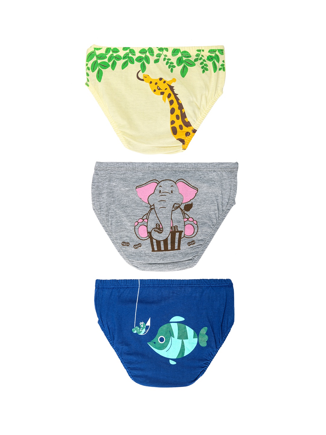

You Got Plan B Boys Pack Of 3 Multicoloured Briefs Lunchtime UB-Lunchtime: 4-6, Multi