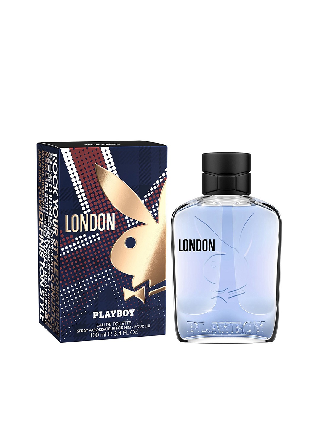 

Playboy Men London New Eau de Toilette 100ml, Blue