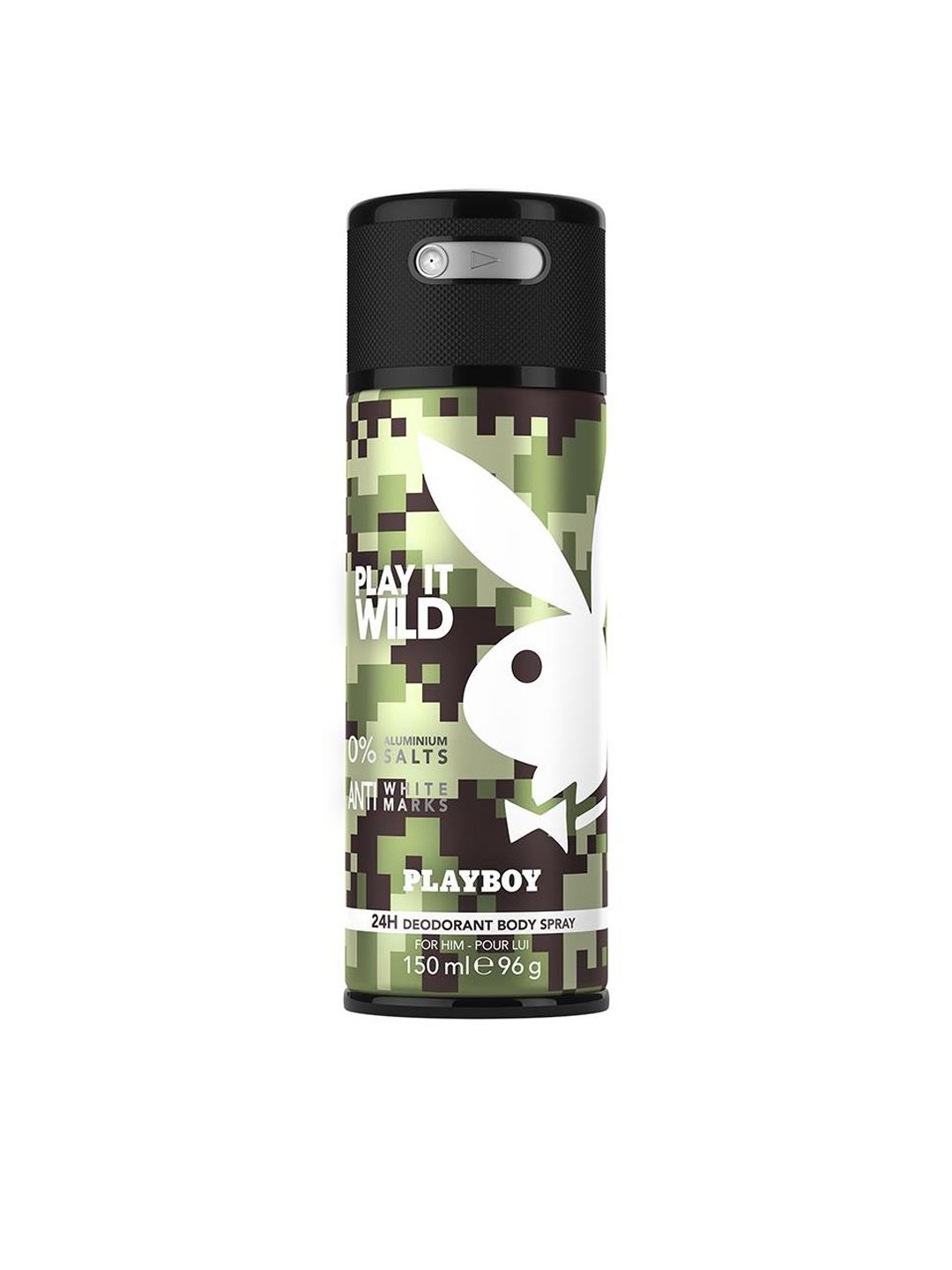 

Playboy Men Play It Wild Deodorant Spray 150 ml, Green