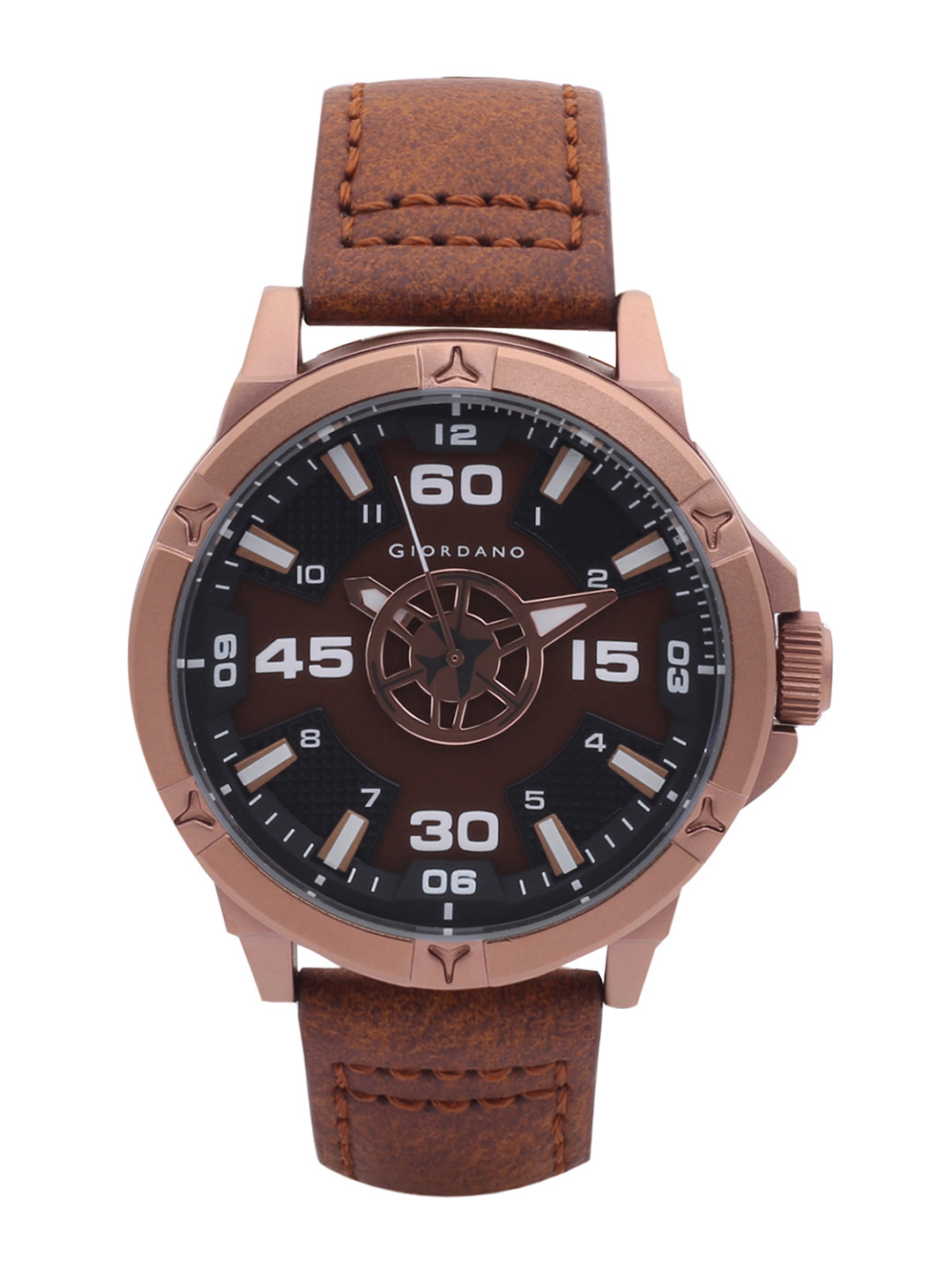 

GIORDANO Men Brown Analogue Watch C1160-04