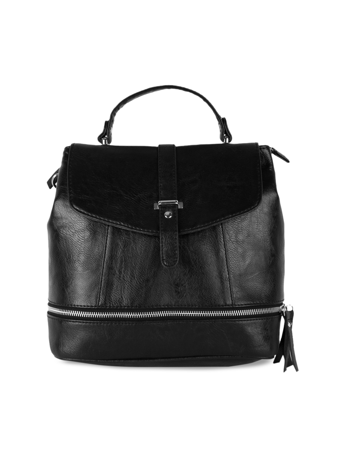 

Bagsy Malone Unisex Black Solid Backpack