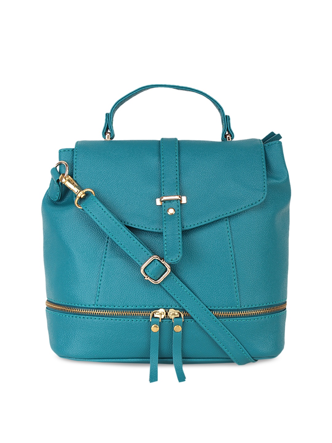 

Bagsy Malone Unisex Turquoise Blue Solid Backpack
