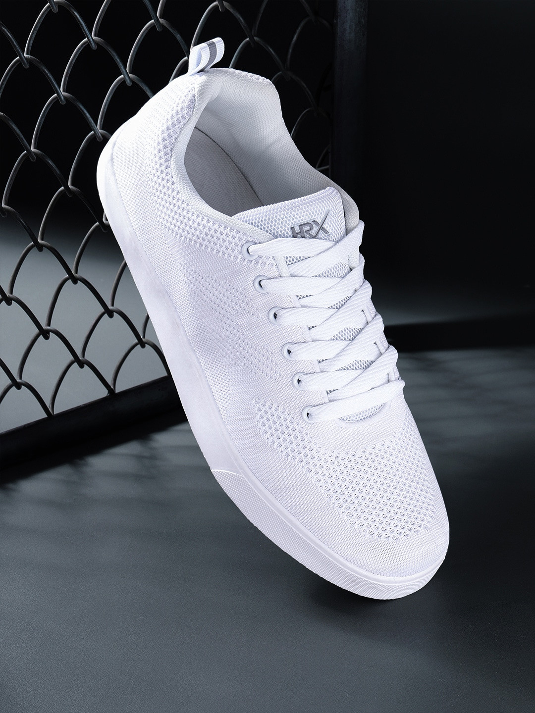 

HRX by Hrithik Roshan Men Off-White Sneakers