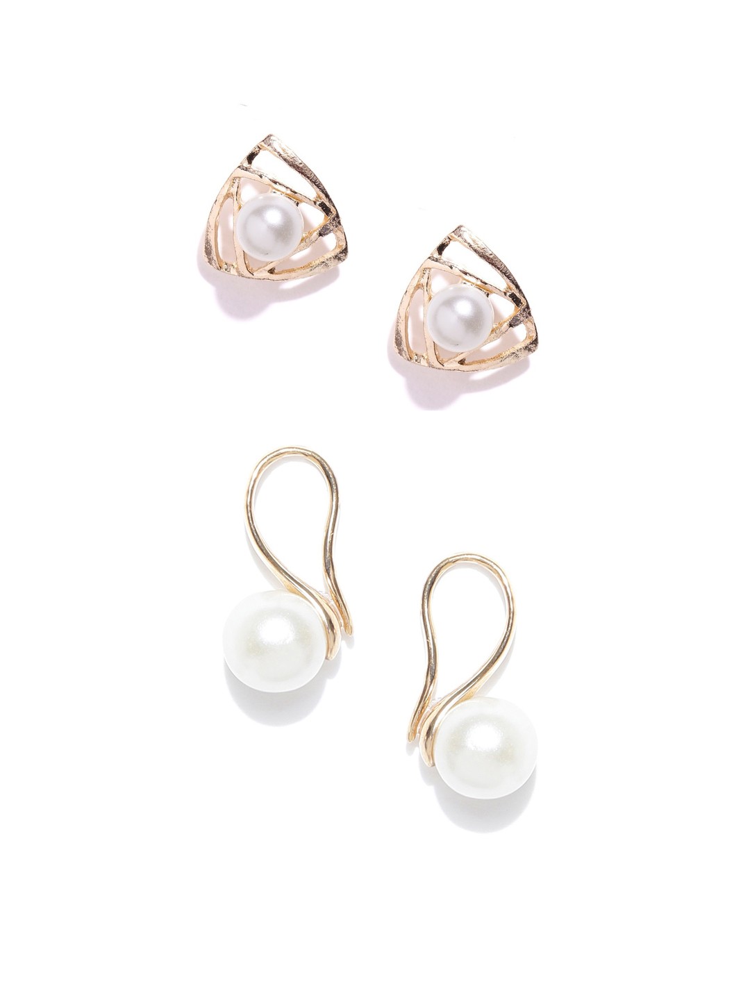 

OOMPH Set Of 2 Studs, Gold