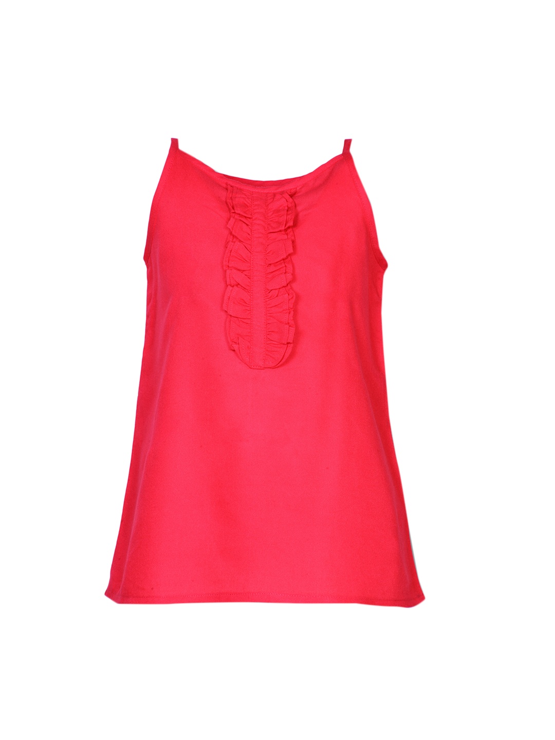 

IDK Girls Pink Solid A-Line Top