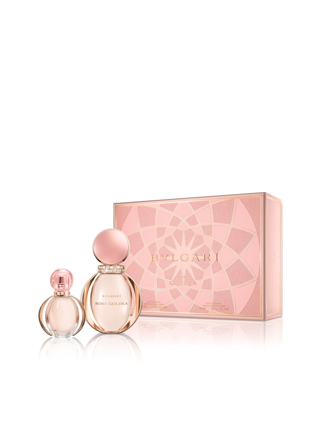 

Bvlgari Women Set of 2 Rose Goldea Eau de Parfums, Peach