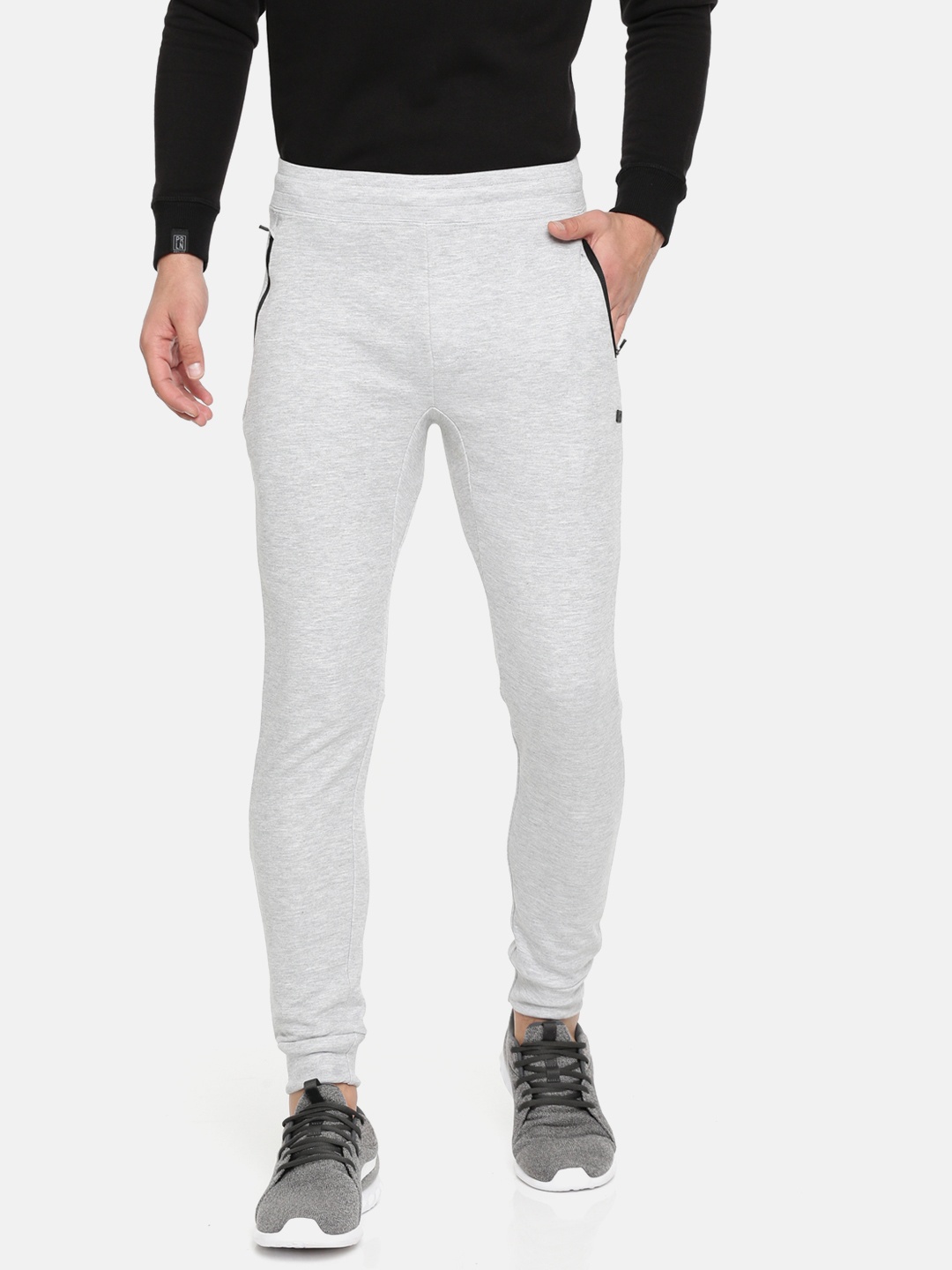 

Proline Active Men Perma Clean Grey Melange Straight Fit Joggers