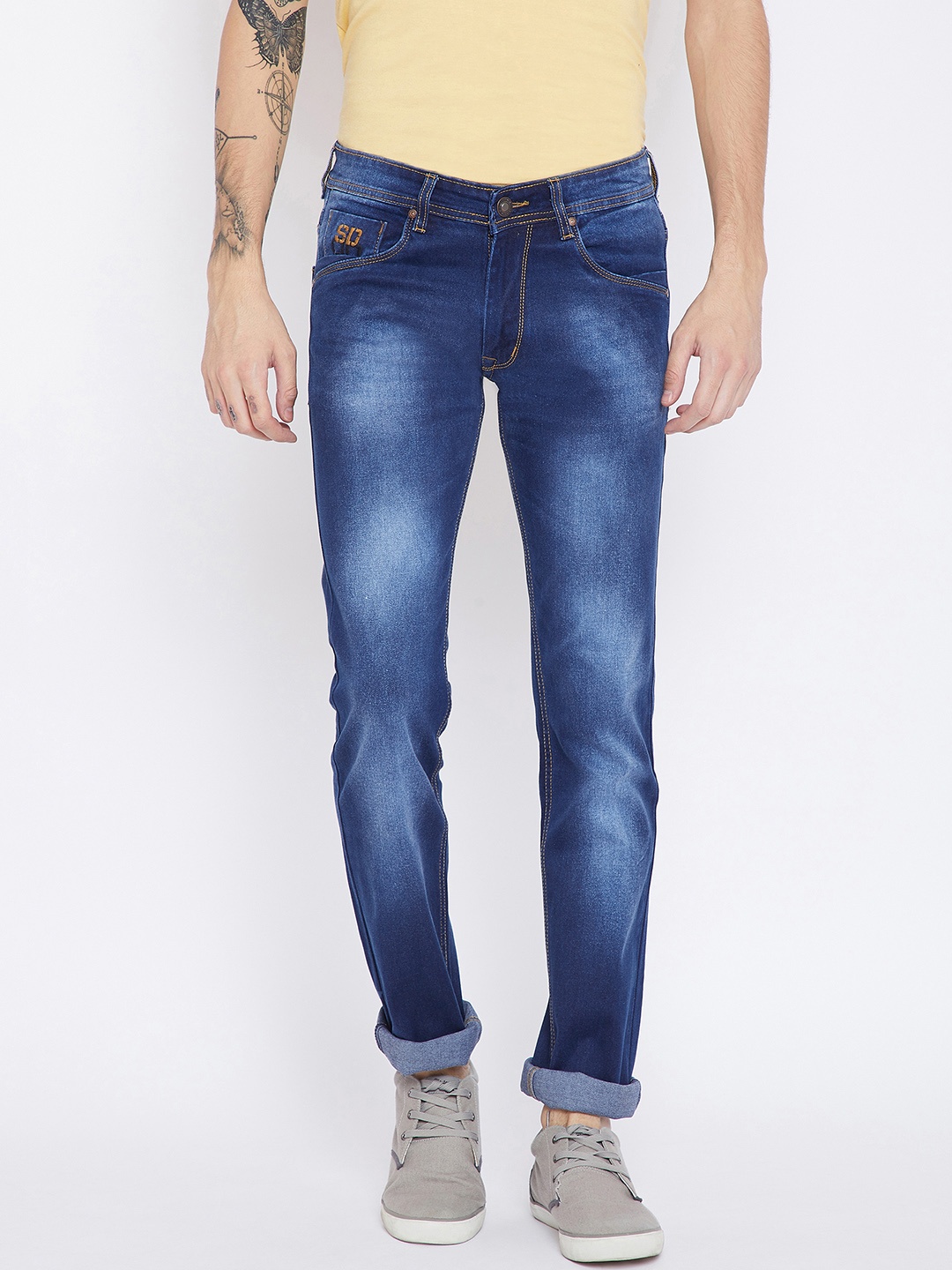 

Duke Men Blue Slim Fit Mid-Rise Clean Look Stretchable Jeans