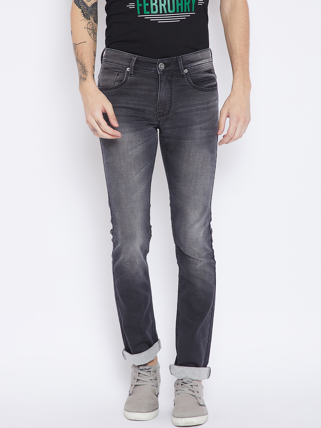 

Duke Men Black Slim Fit Mid-Rise Clean Look Jeans