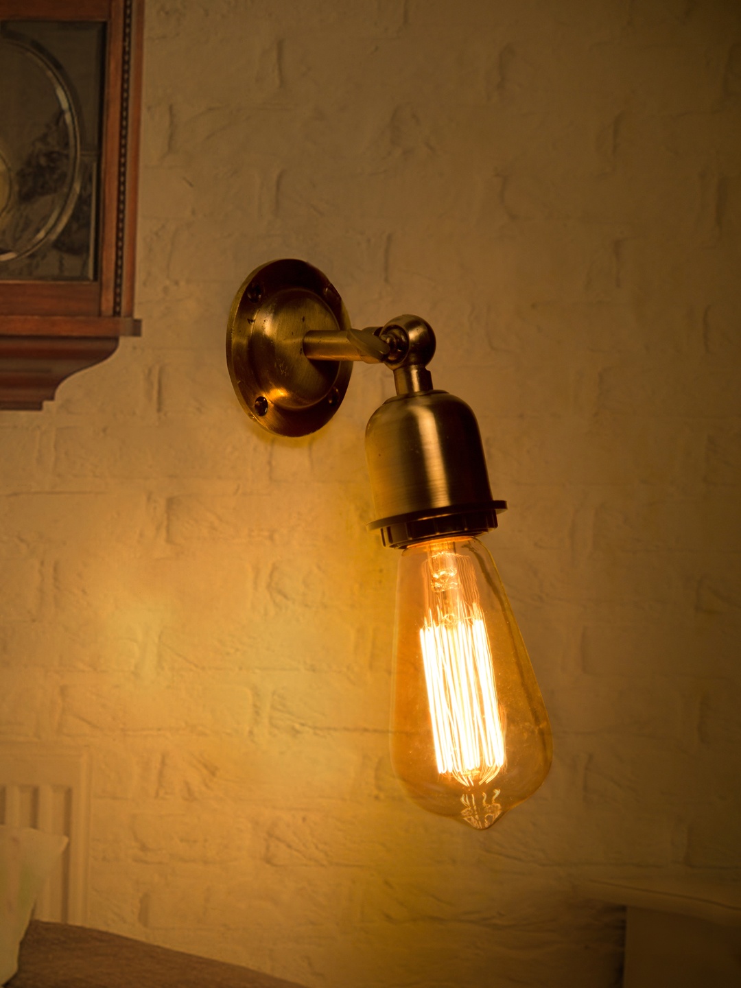 

Fos Lighting Antique Copper-Toned & Black Solid Armed Sconces