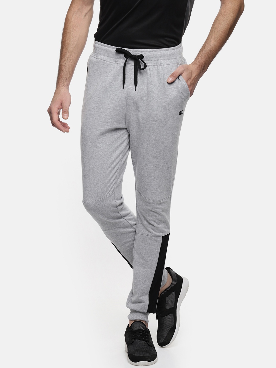 

Ajile by Pantaloons Men Grey Slim Fit Solid Joggers