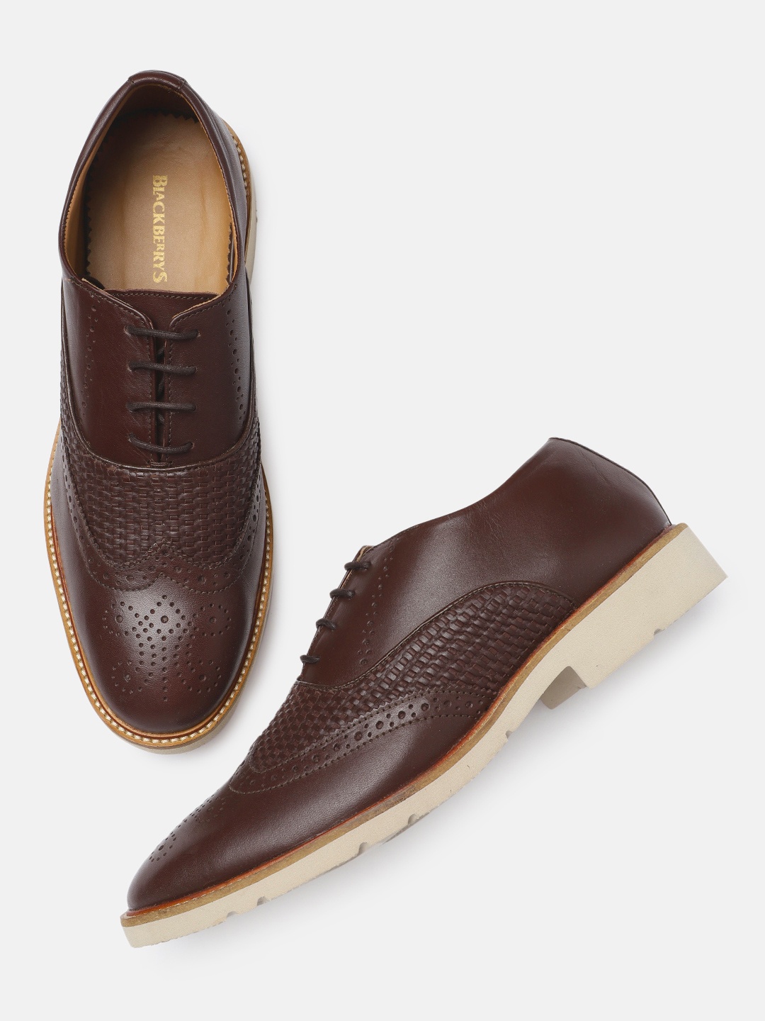 

Blackberrys Men Brown Brogues