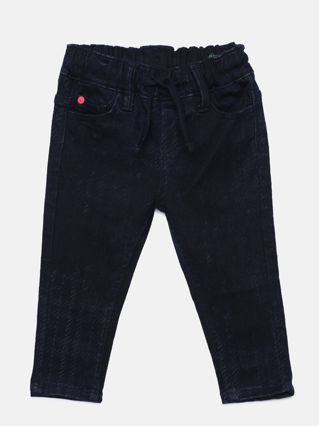 

United Colors of Benetton Girls Navy Blue Jeggings