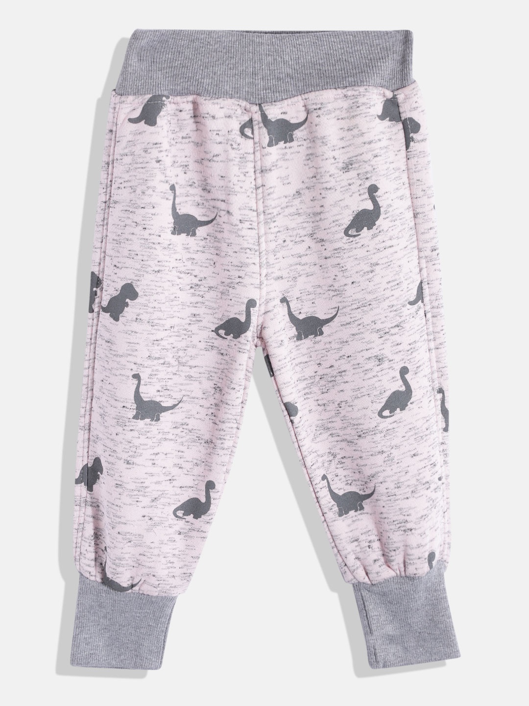 

Little Kangaroos Boys Graphic Print Fleece Lined Joggers, Pink